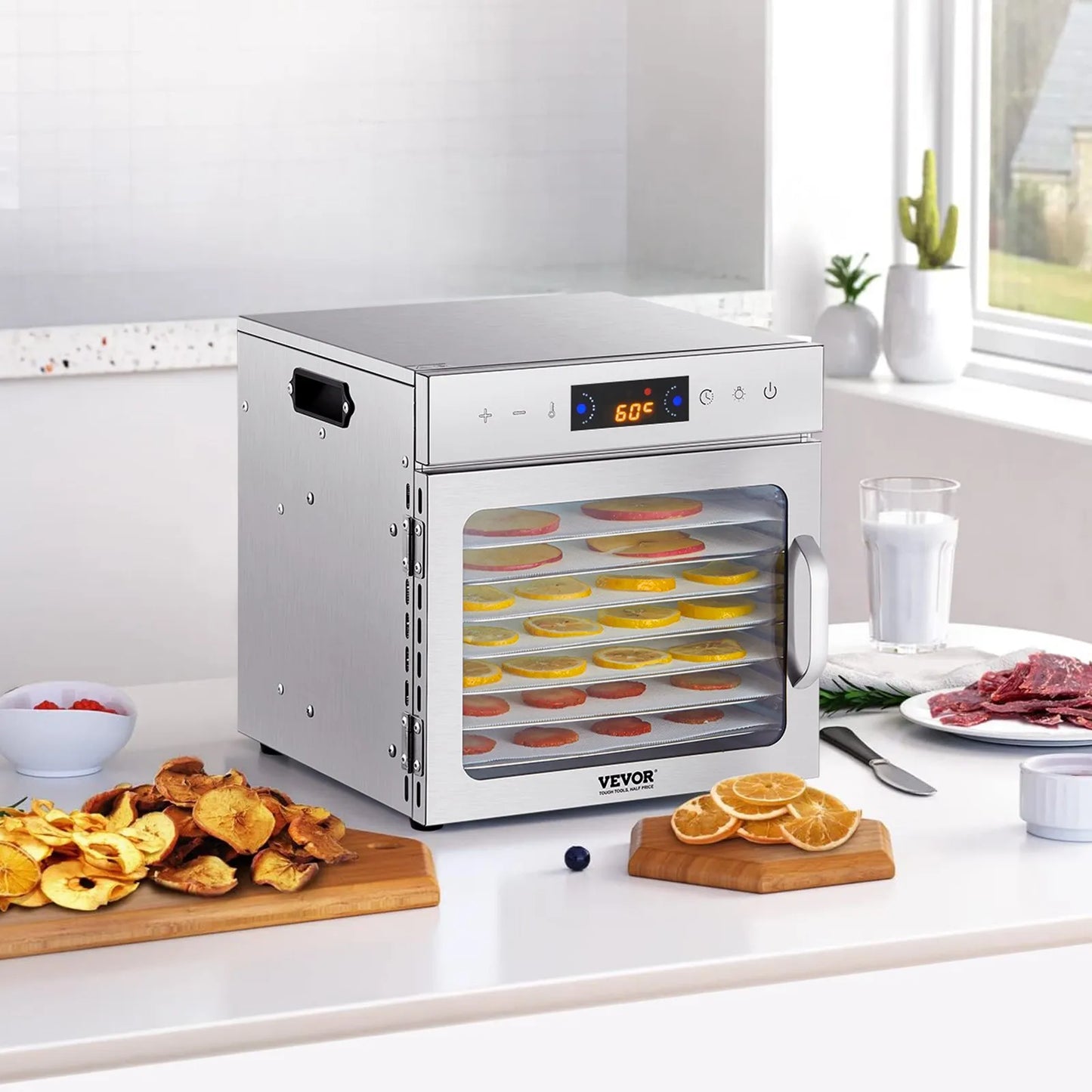Сушилня за храни, 400W, 8 тави